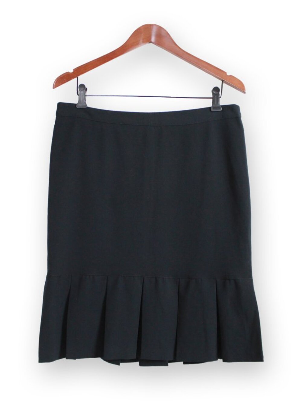 Sirens Pleated Hem Pencil Skirt Size L